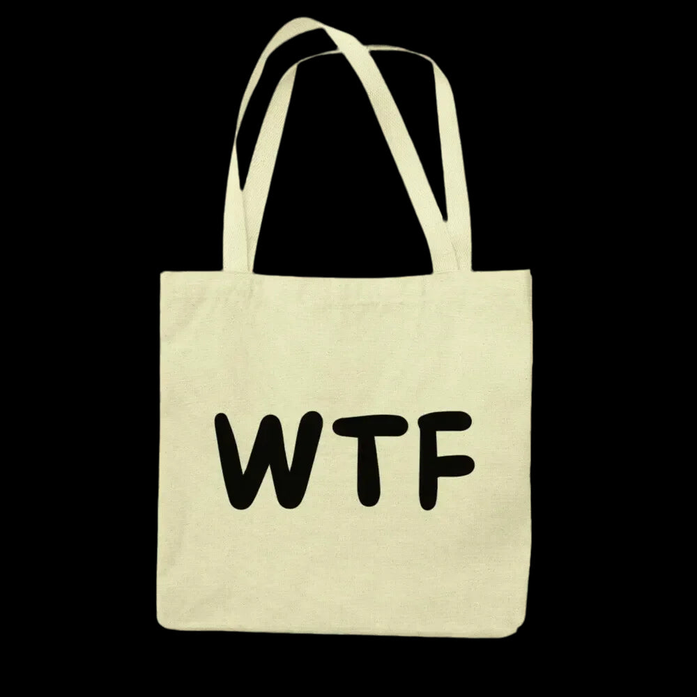 "Jutebeutel \"WTF\" - Bag - flyliving"