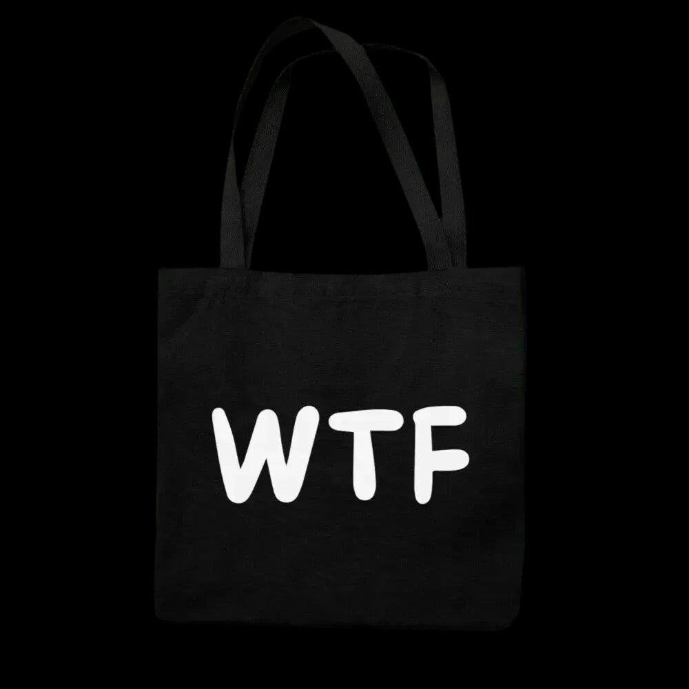 "Jutebeutel \"WTF\" - Bag - flyliving"