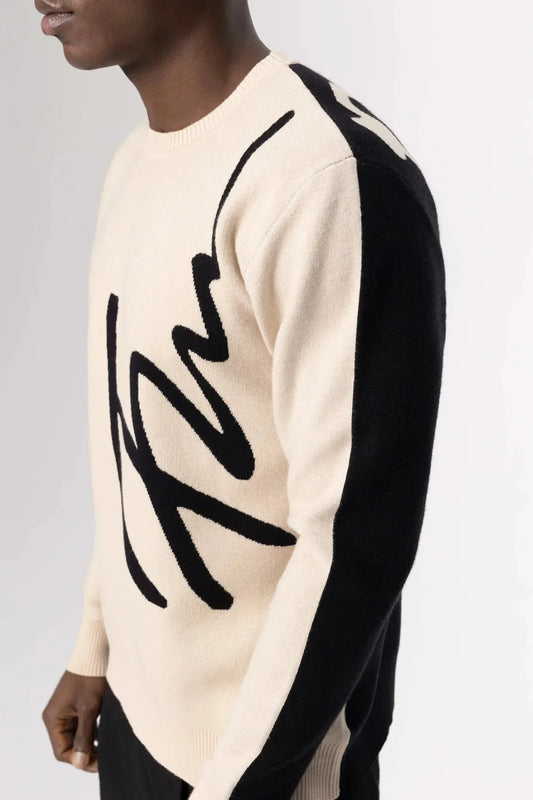 Jacquard Fin Pullover