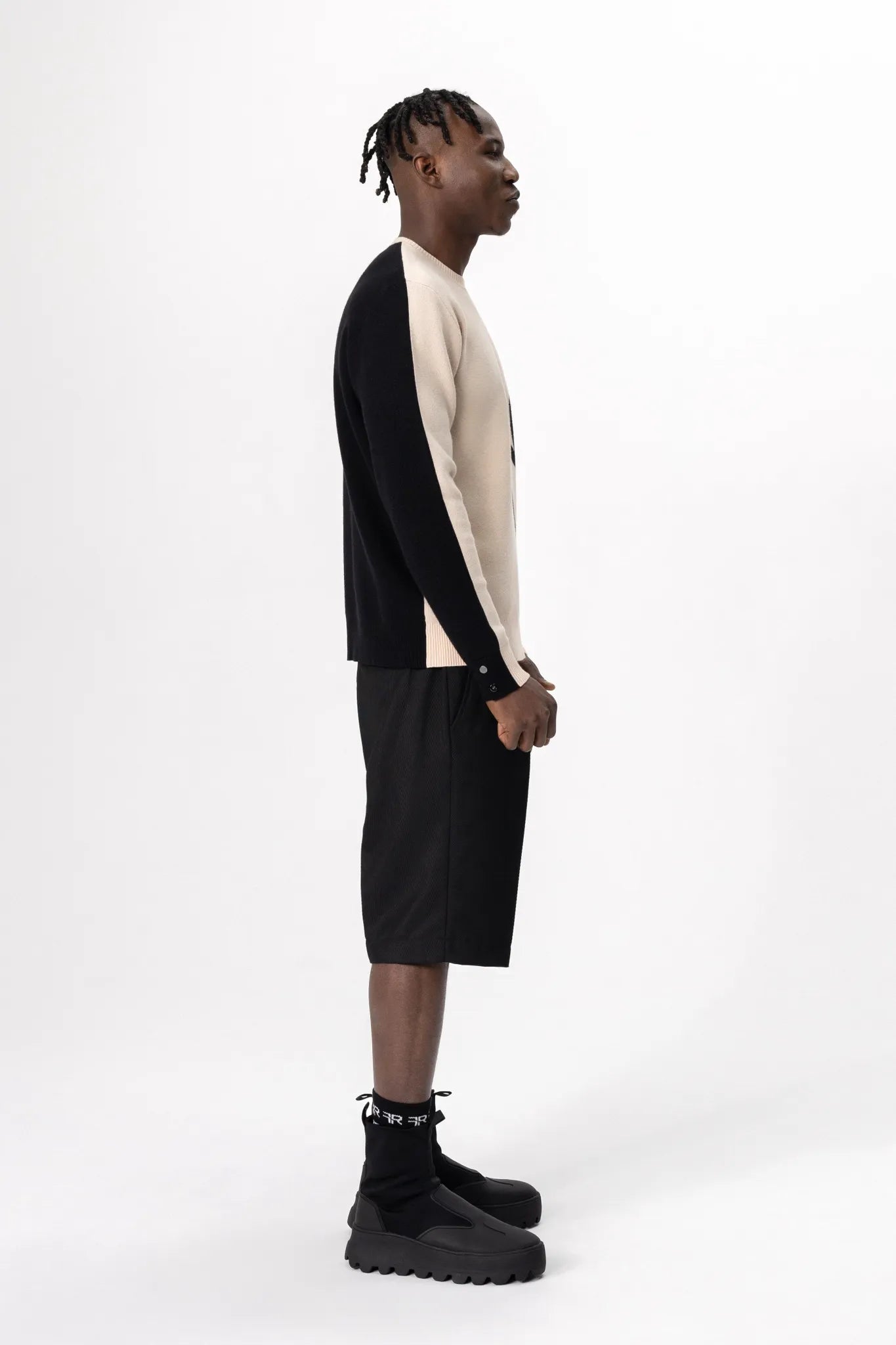 Jacquard Fin Pullover