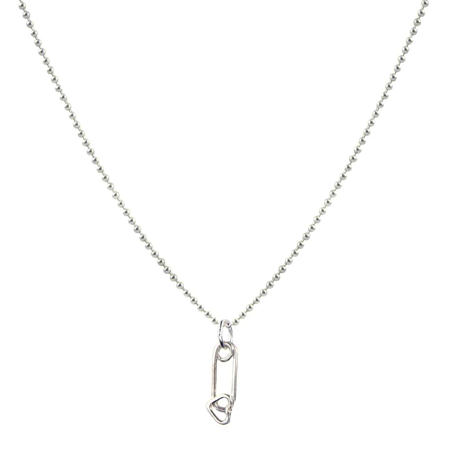 Halskette Carina, Springklammer, Silber