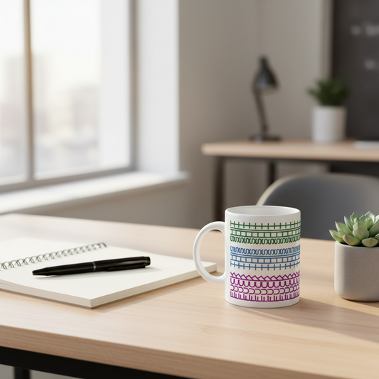 Fuck this Shit Tasse | Lustige Büro Tasse | Sarkastische Kaffeetasse | Geschenk für Kollegen | Keramikbecher mit versteckter Botschaft