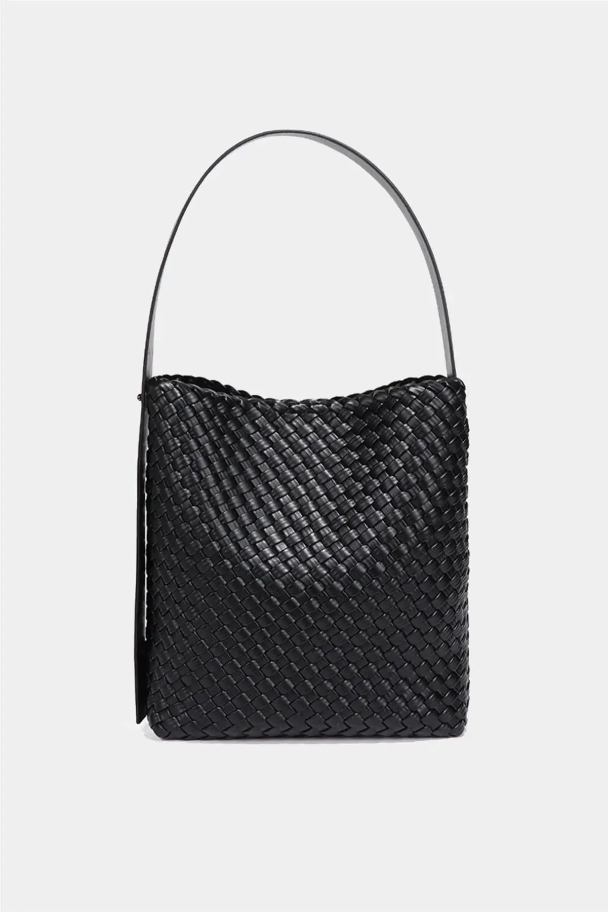 Geflochtene Schulter Handtasche