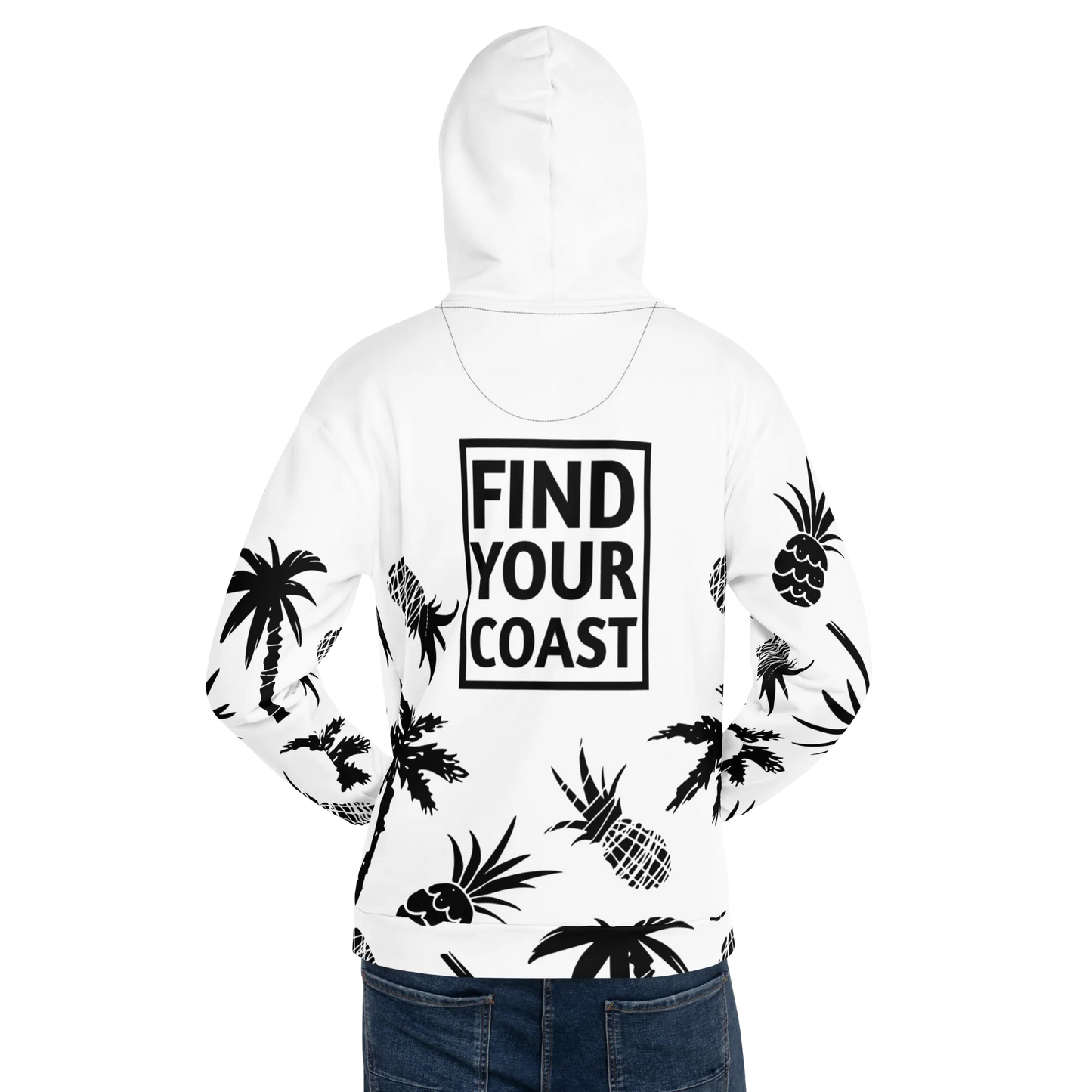 "Find Your Coast®" Coconutty Recycled Hoodie