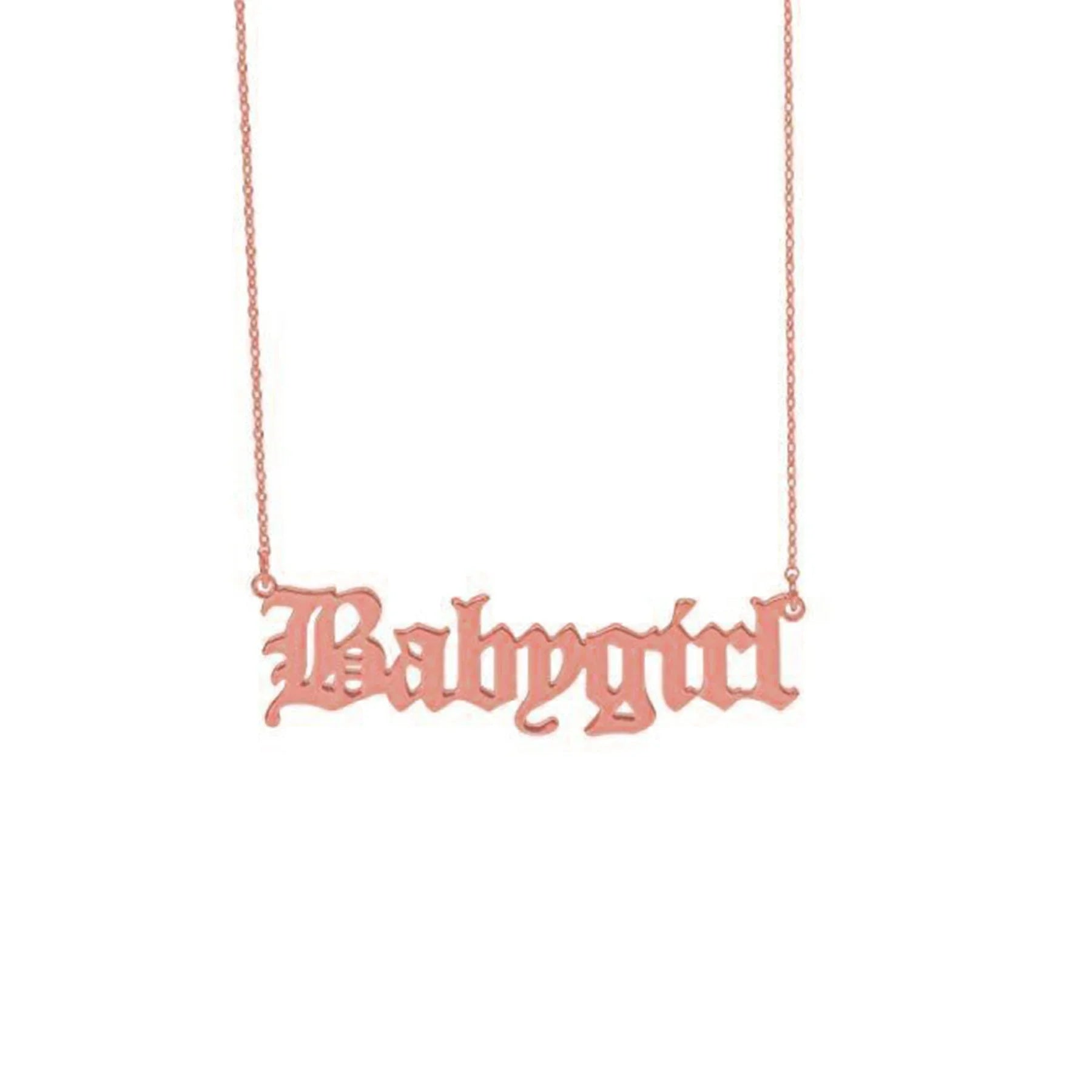 Halskette BABYGIRL, roségold