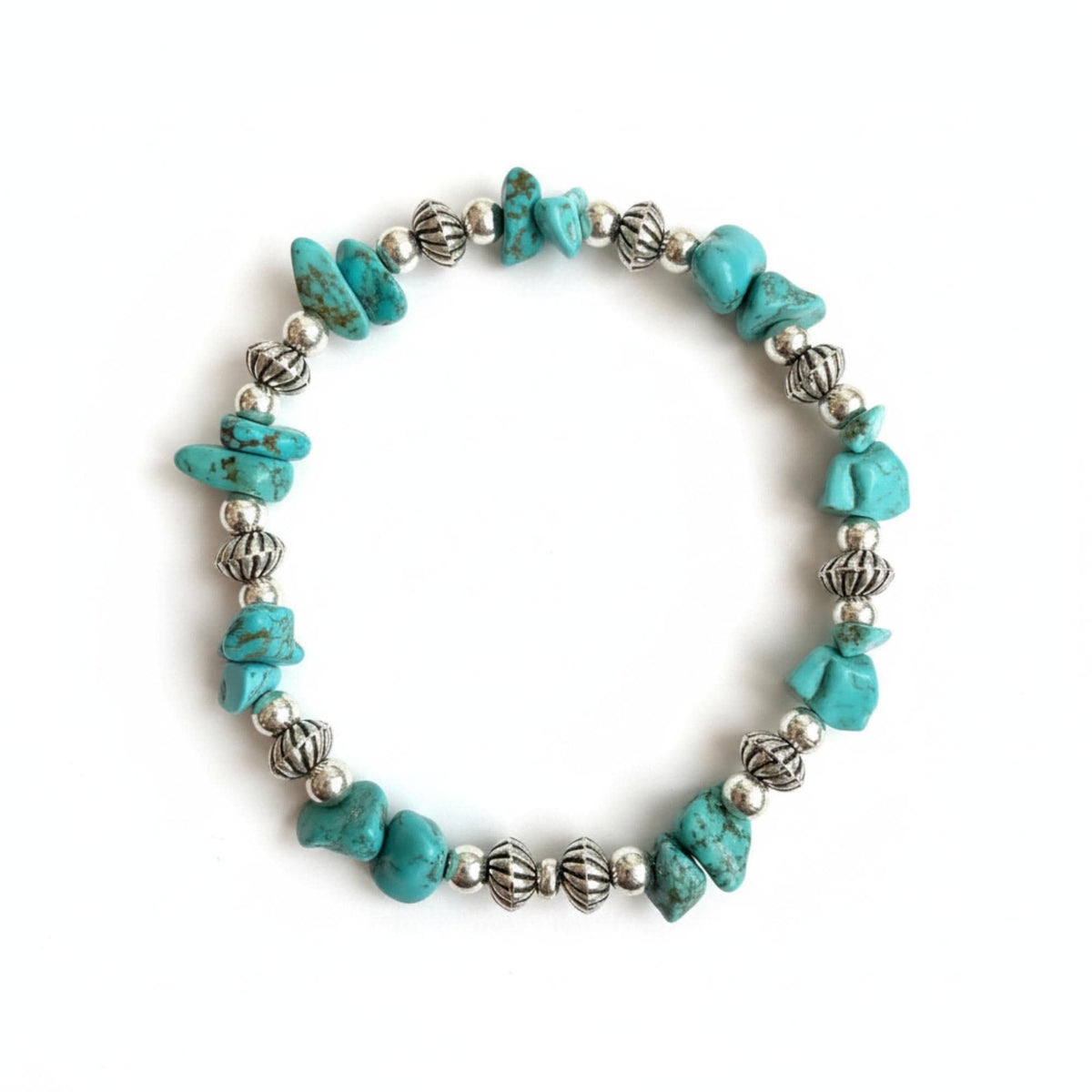 Armband mit Türkisen, handgemacht, Boho Stil, Schmuck, Geschenk für Frauen, Strand Accessoire, Sommer Mode