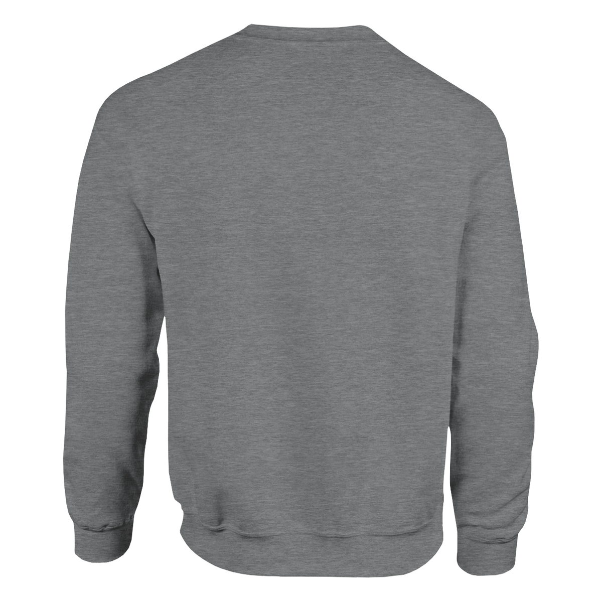 Heather grauer crewneck sweatshirt aus weichem strukturstoff mit gerippten bündchen im sarkastischen frosch-design