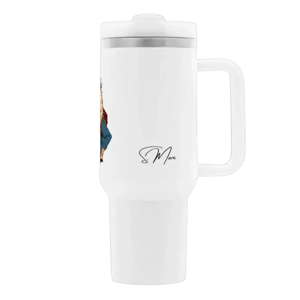 Thermobecher "huckepack", warm oder kalt