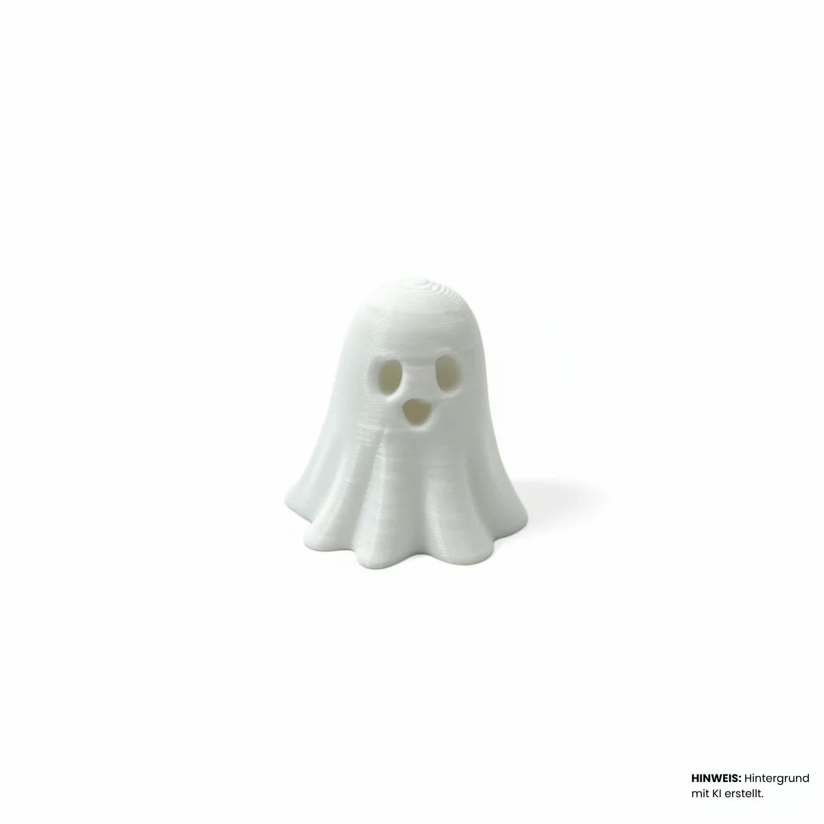 Halloween Geisterfiguren | 3D Druck | Weiß | Mini Deko Set