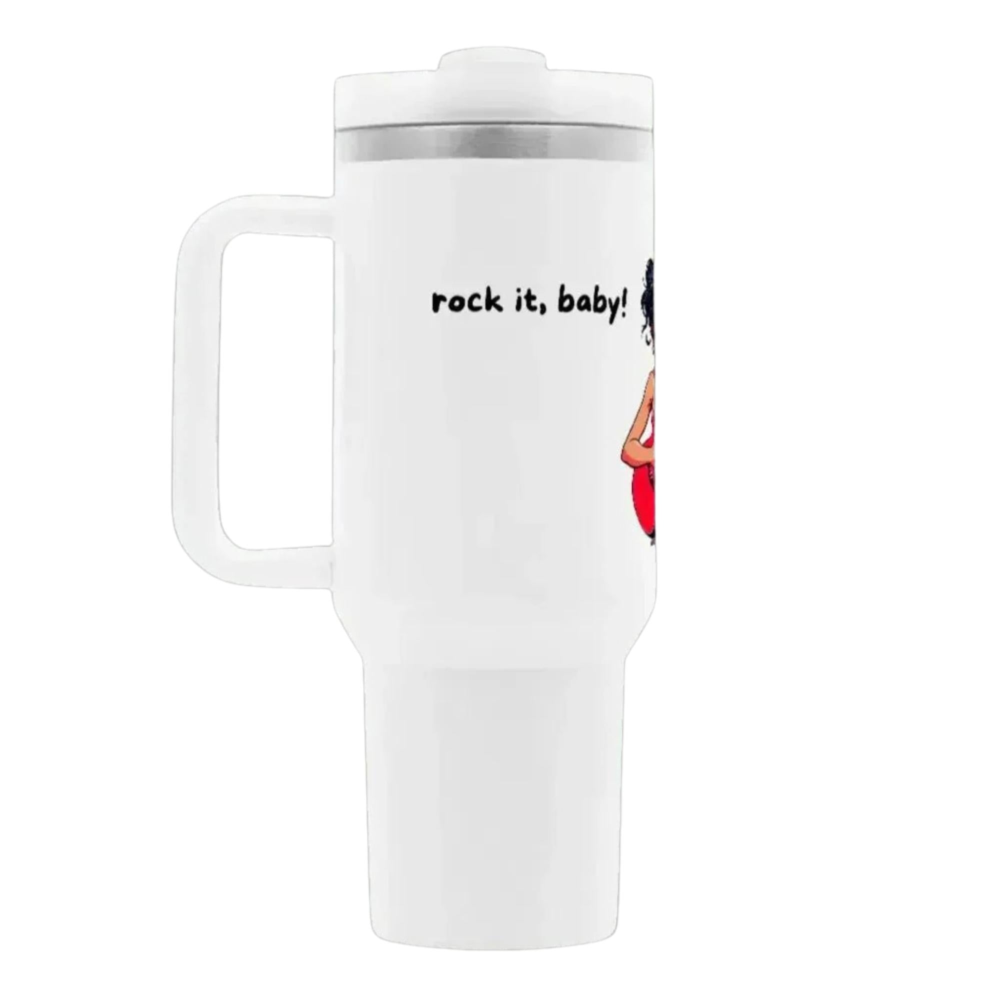 Thermobecher "rock it baby!", warm und kalt