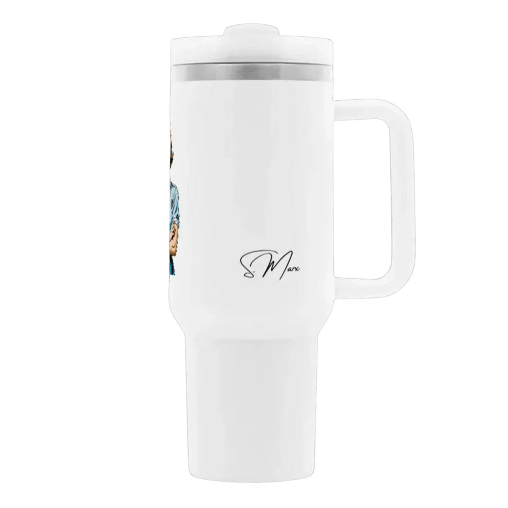 Thermobecher "Oh, really?", warm und kalt