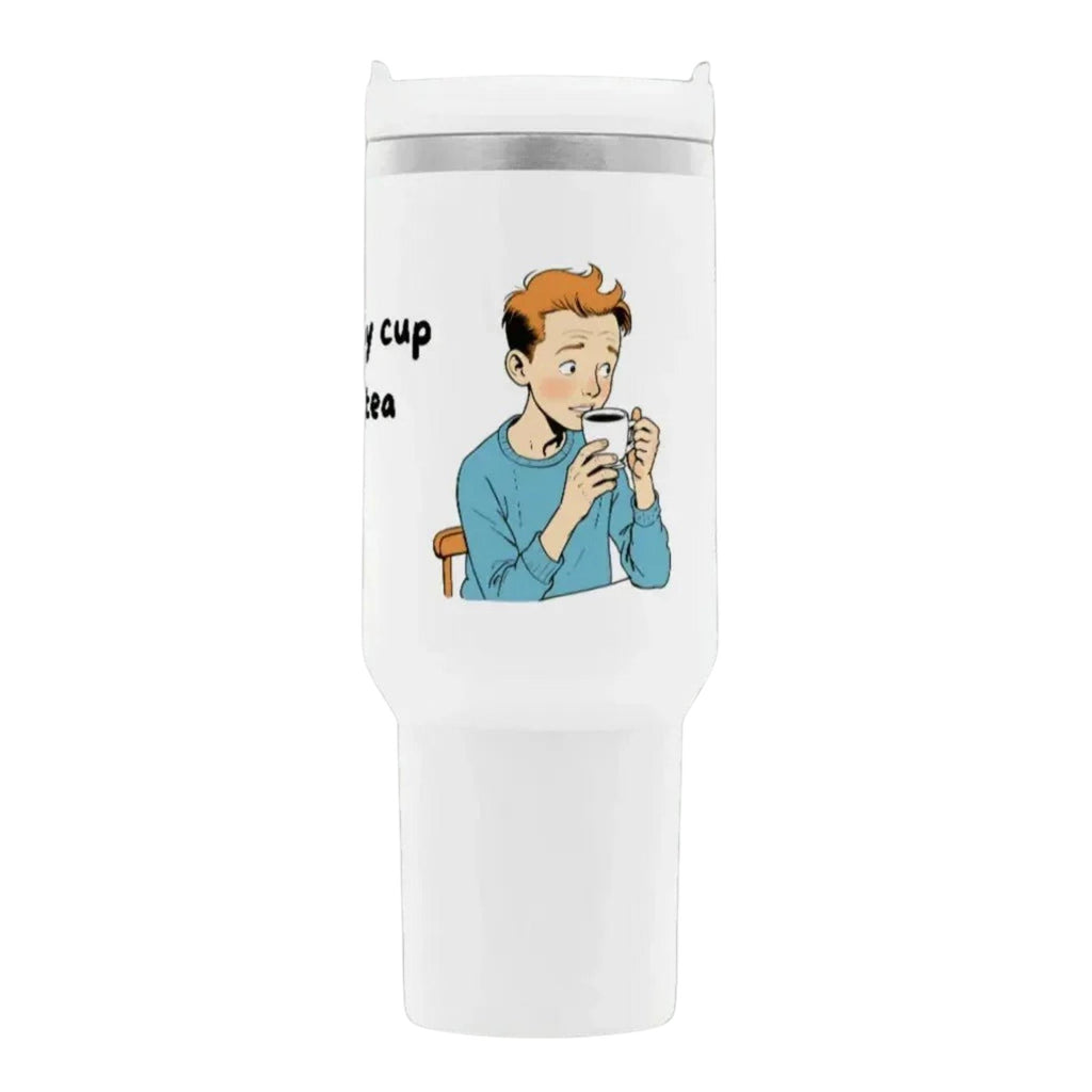 Thermobecher "not my cup of tea", warm und kalt