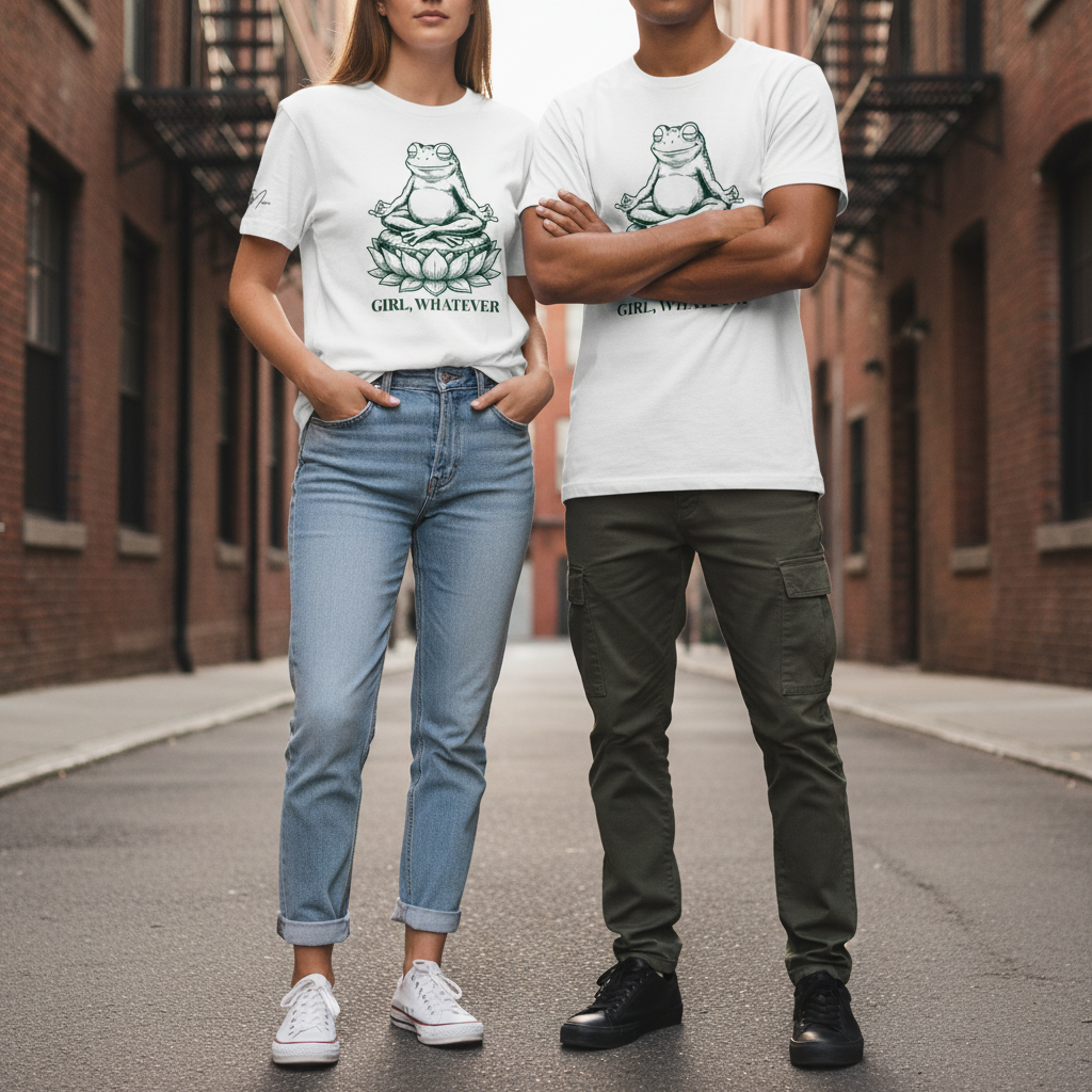 Sarkastisches Frosch T-Shirt – Gesellschaftskritisches Humor Design