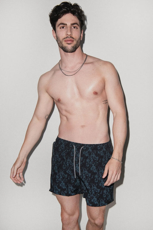 Badehose Tulum Volley Charcoal Haze