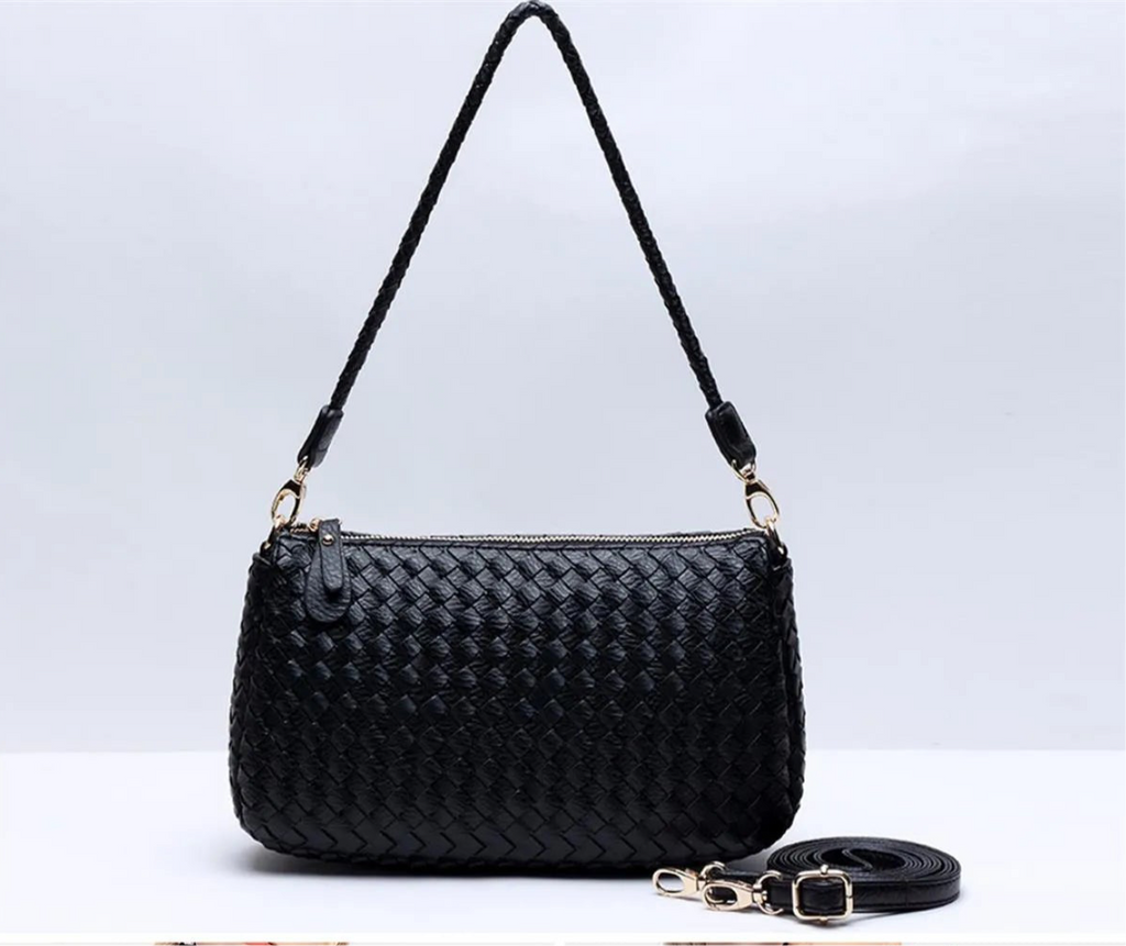 Geflochtene Schulter Handtasche, klein