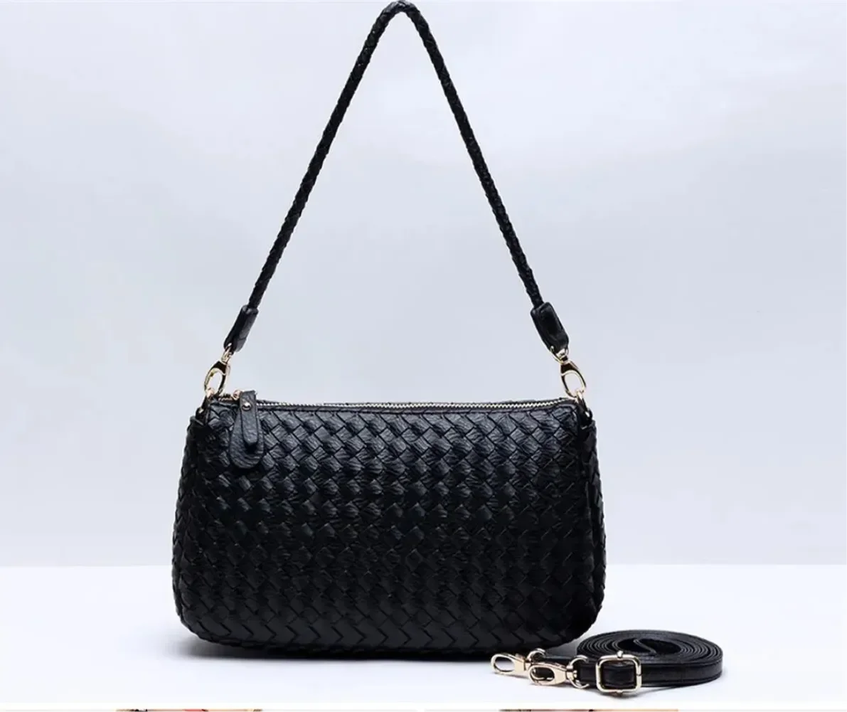 Geflochtene Schulter Handtasche, klein