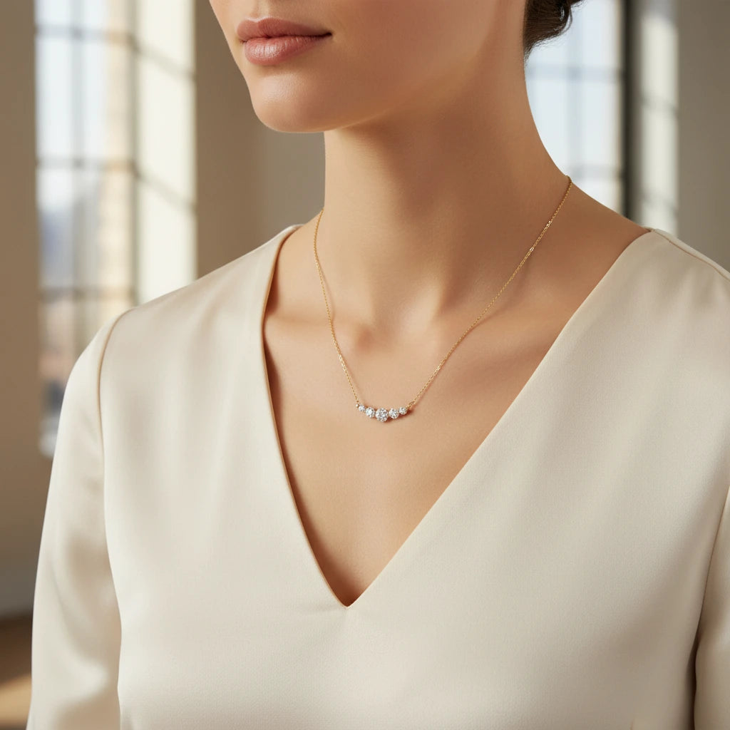 Golden Arc Armband, vergoldet