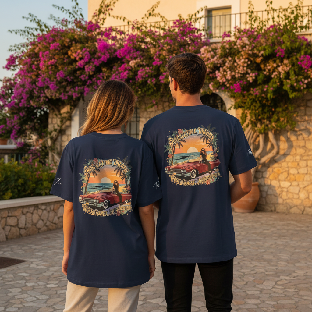 Oversized Streetwear T-Shirt – Premium Baumwolle – Front- oder Backprint