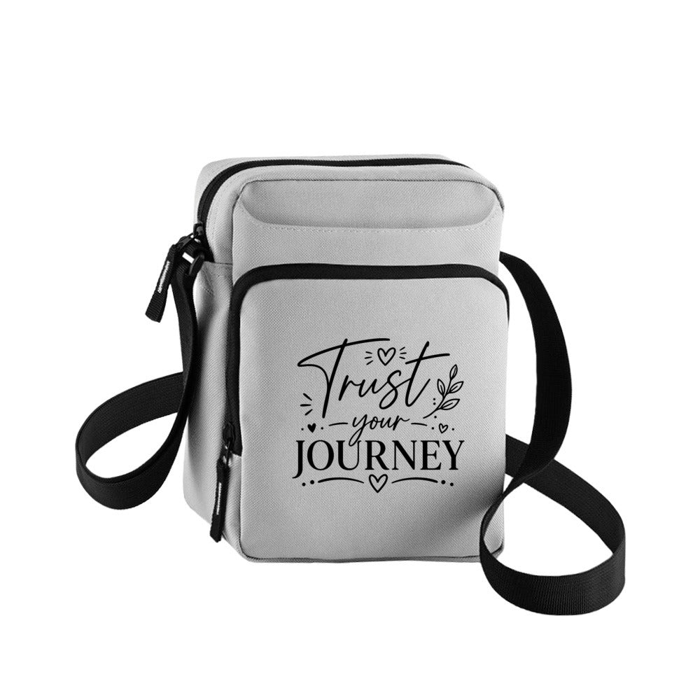 Tasche „Trust Your Journey“ | Bedruckte Schultertasche
