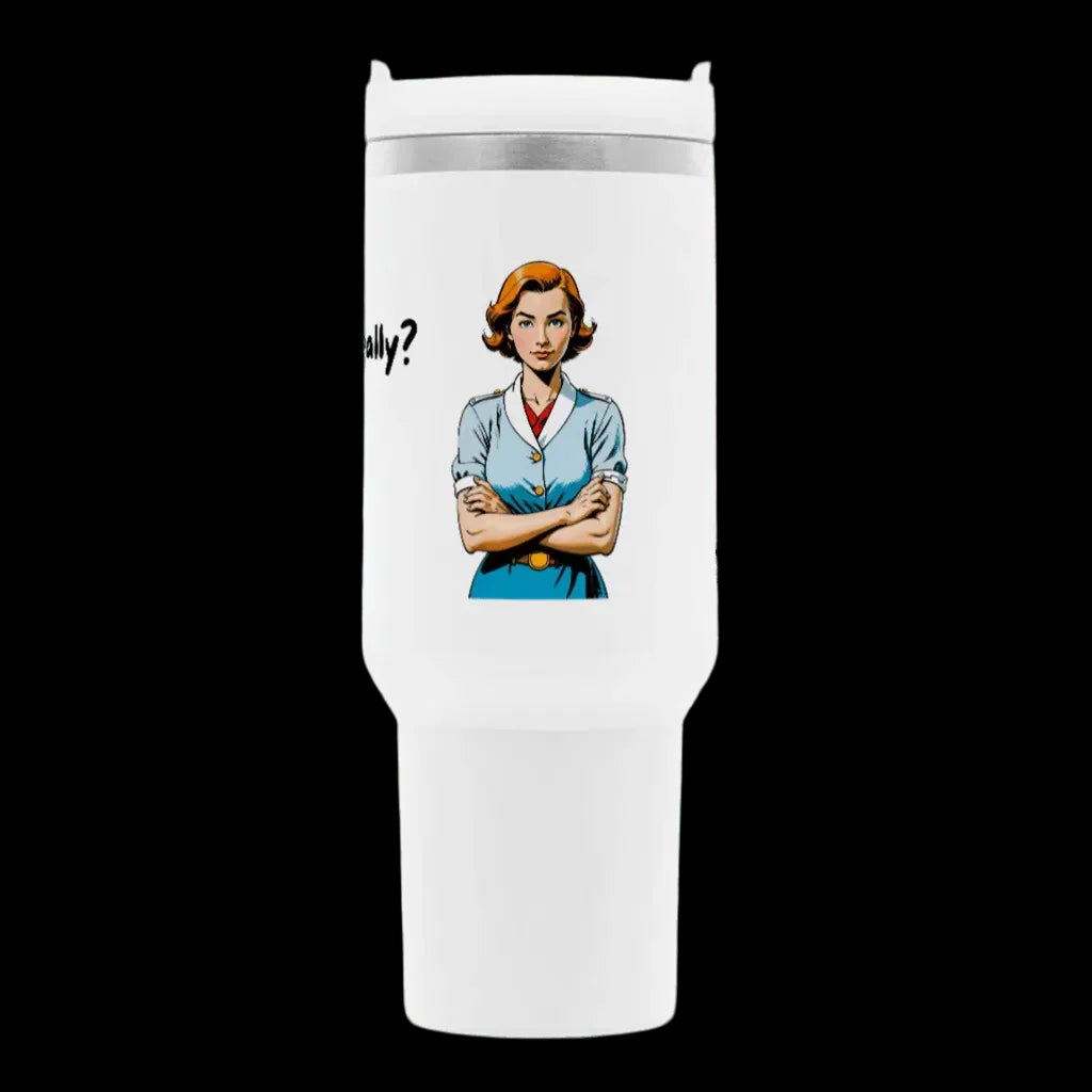 "Thermobecher \"oh, really?\" - Mug - flyliving"