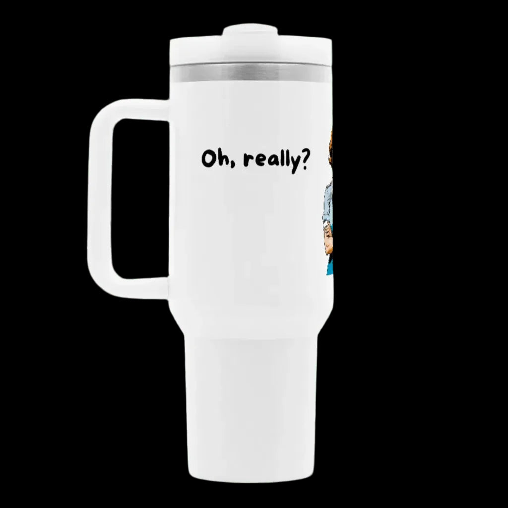 "Thermobecher \"oh, really?\" - Mug - flyliving"