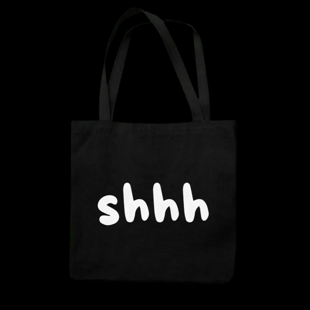 "Jutebeutel \"shhh\" - Bag - flyliving"