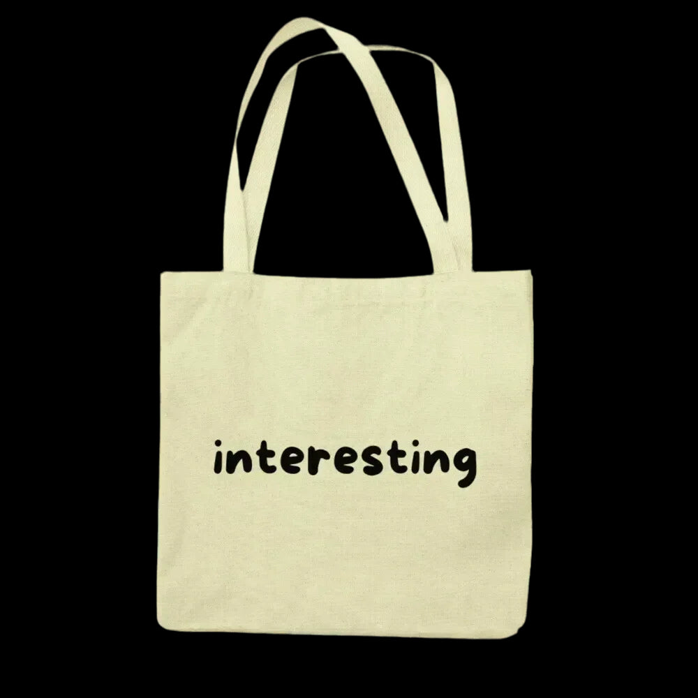 "Jutebeutel \"interesting\" - Bag - flyliving"