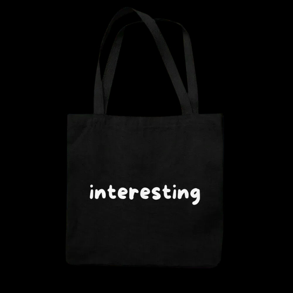 "Jutebeutel \"interesting\" - Bag - flyliving"