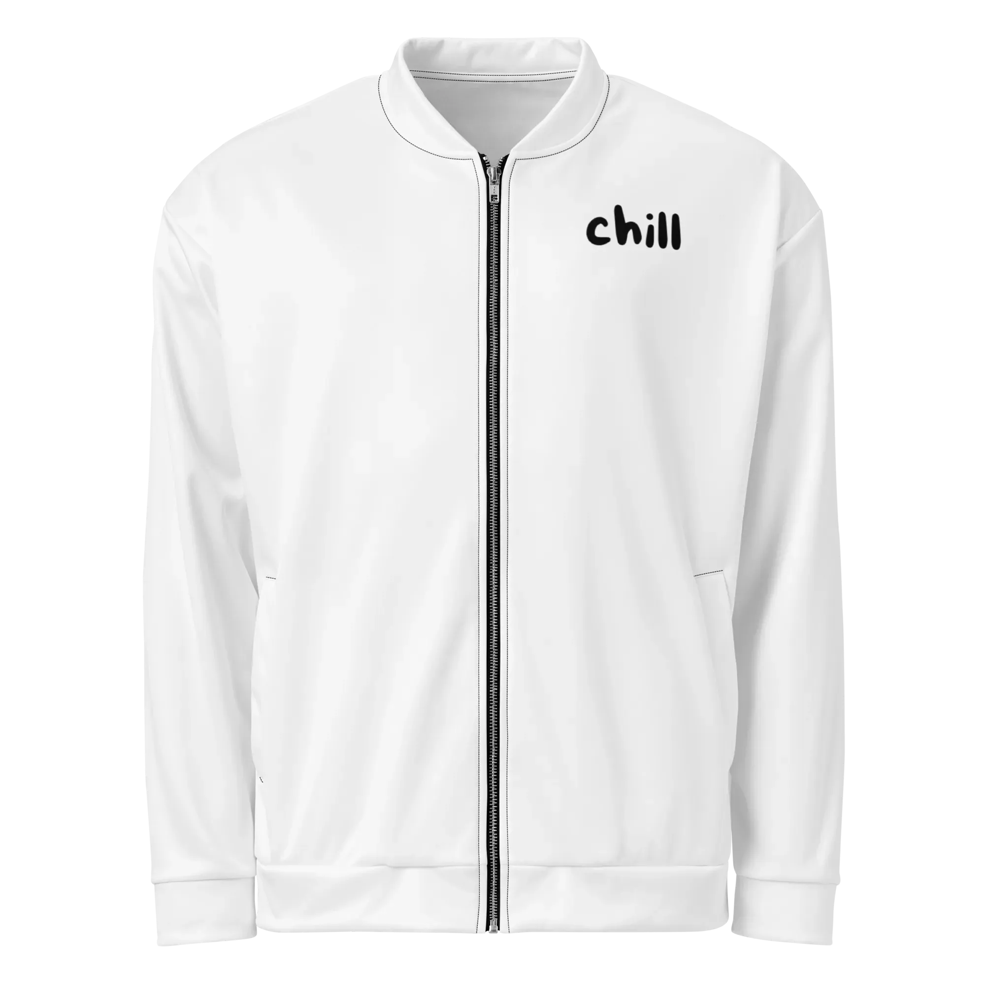 "Chill" Fleecejacke - Dein Statement für Freizeit & Outdoor - Schwarz - flyliving
