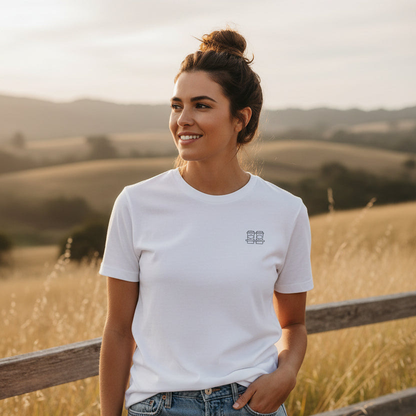 coffee love T-Shirt | 100% Baumwolle | Lässiger Unisex Fit