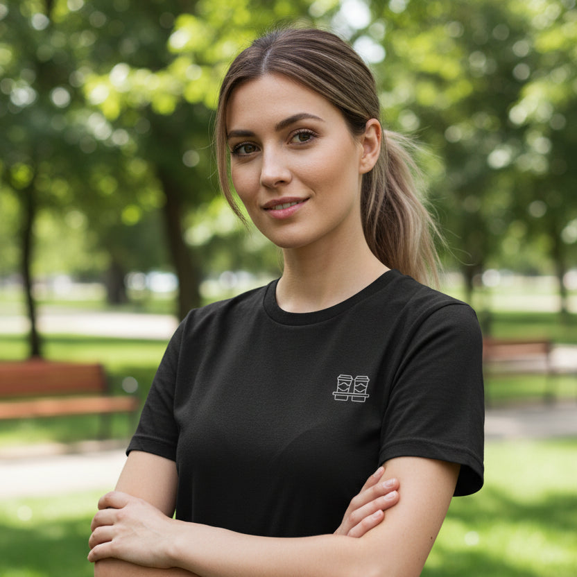 coffee love T-Shirt | 100% Baumwolle | Lässiger Unisex Fit