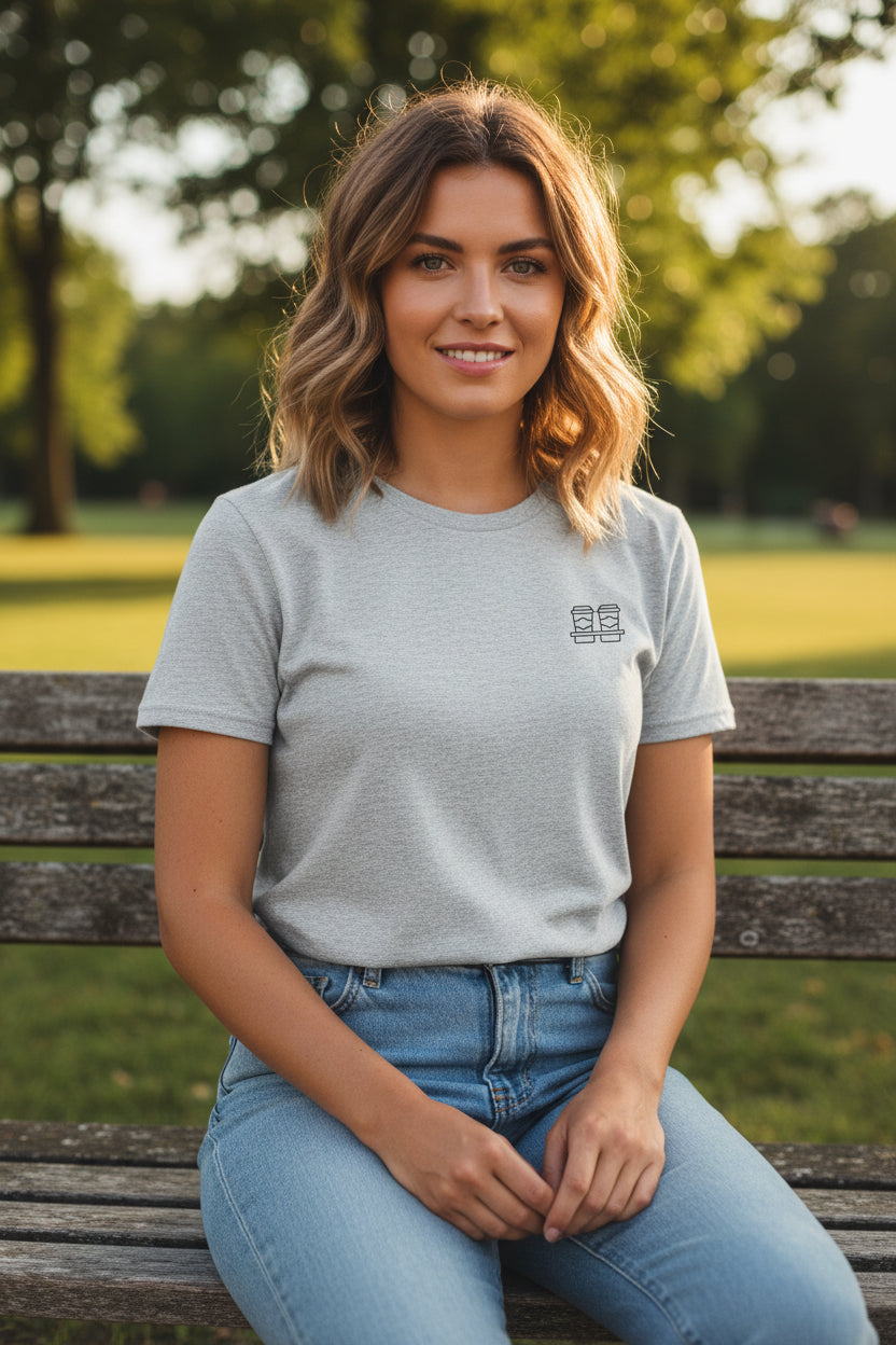 coffee love T-Shirt | 100% Baumwolle | Lässiger Unisex Fit