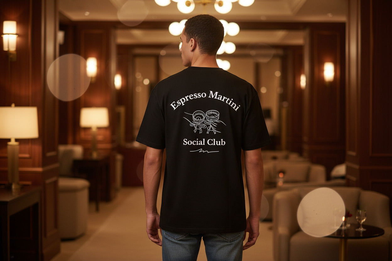 Oversized Shirt "Espresso Martini Social Club", unisex