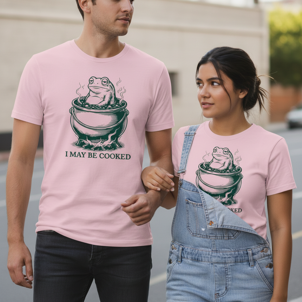 Sarkastisches Frosch T-Shirt – Gesellschaftskritisches Humor Design