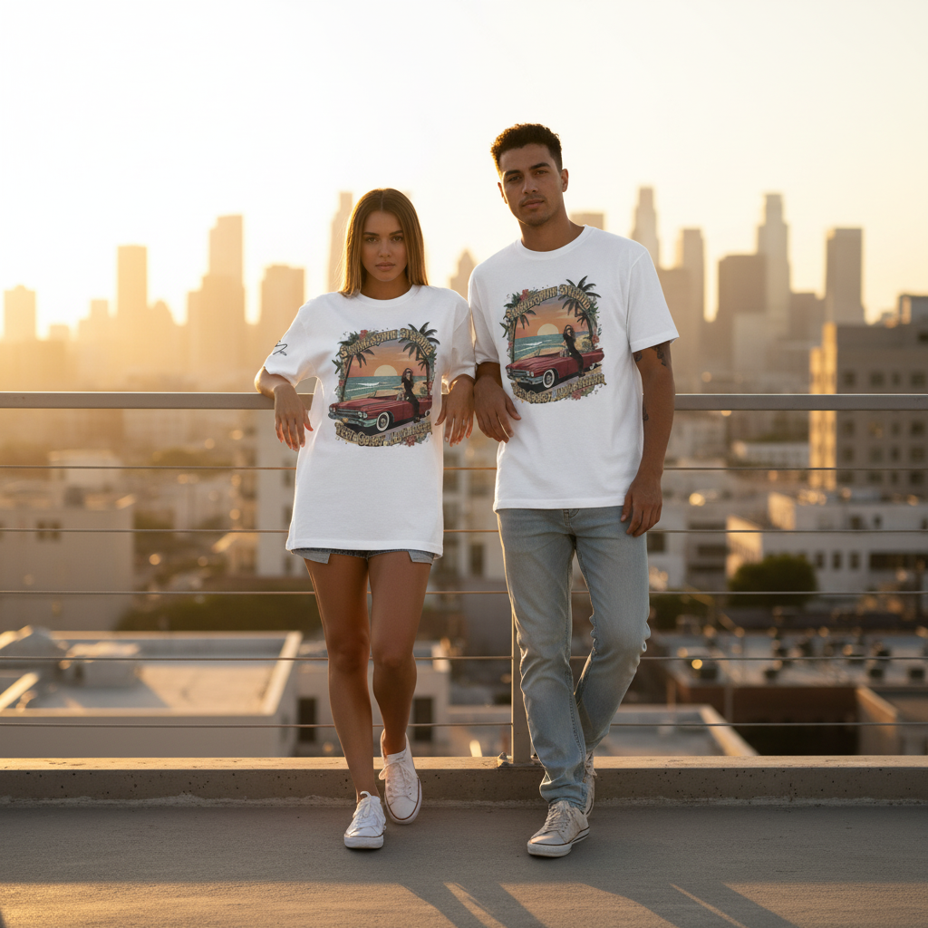 Oversized Streetwear T-Shirt – Premium Baumwolle – Front- oder Backprint
