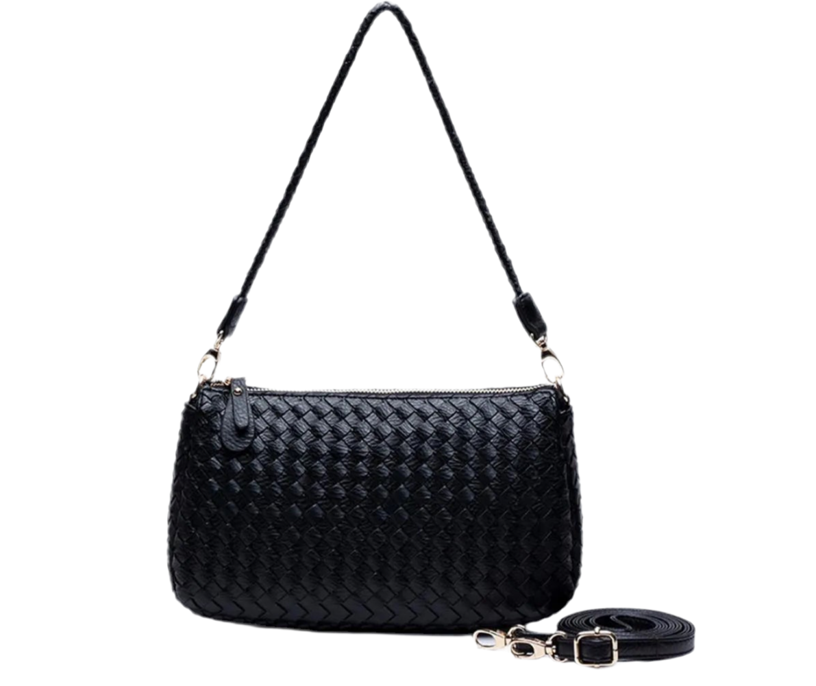 Geflochtene Schulter Handtasche, klein