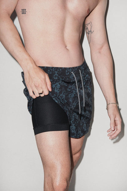 Badehose Tulum Volley Charcoal Haze