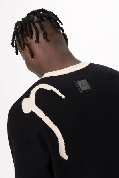 Jacquard Fin Pullover