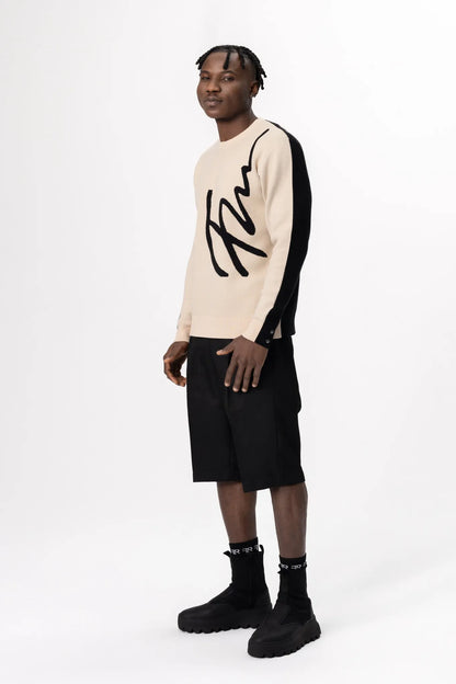 Jacquard Fin Pullover
