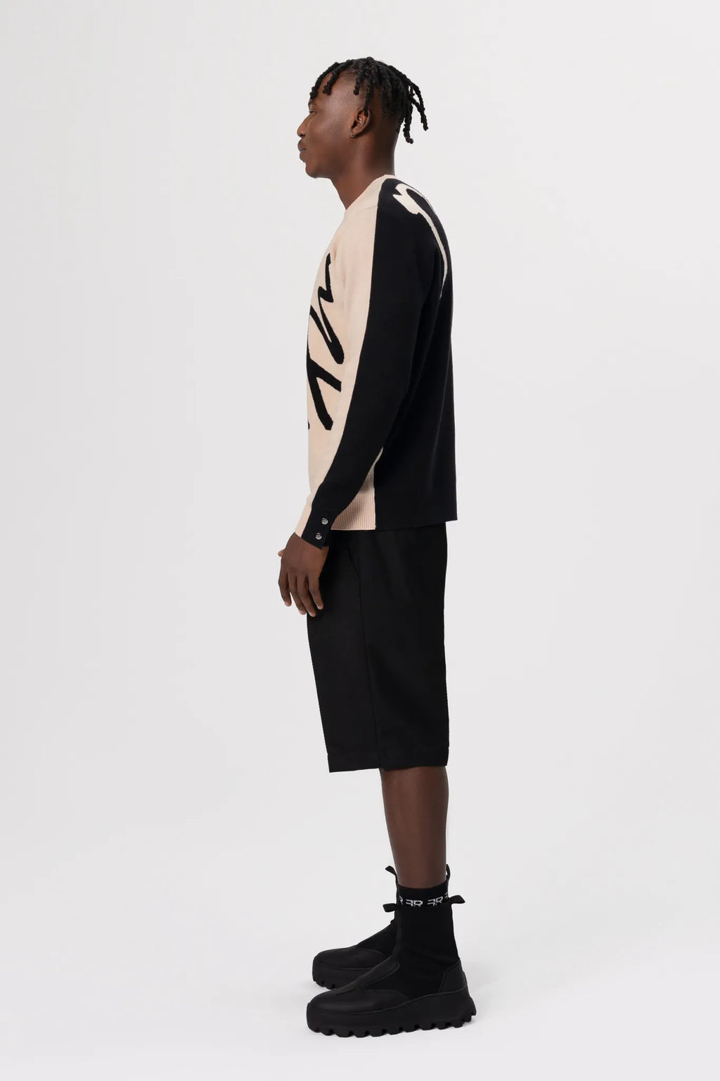 Jacquard Fin Pullover