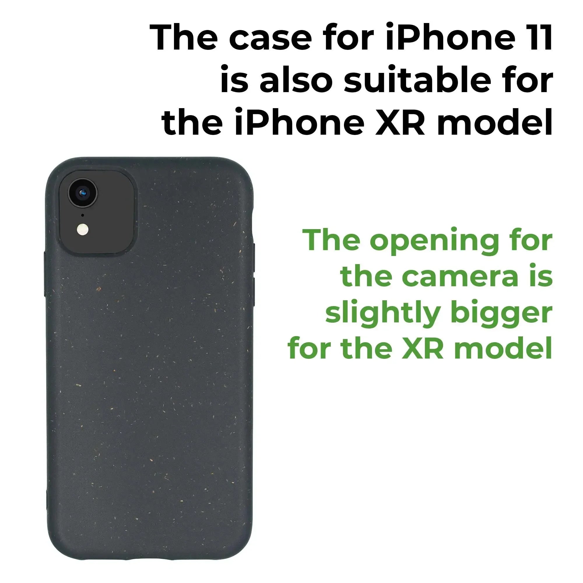 iPhone Case "Blacky", biologisch abbaubar