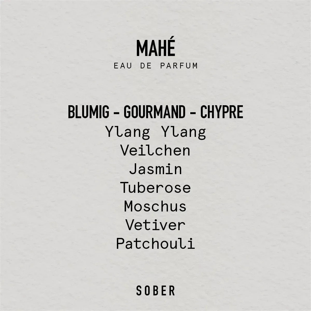 MAHÉ - Eau de Parfum
