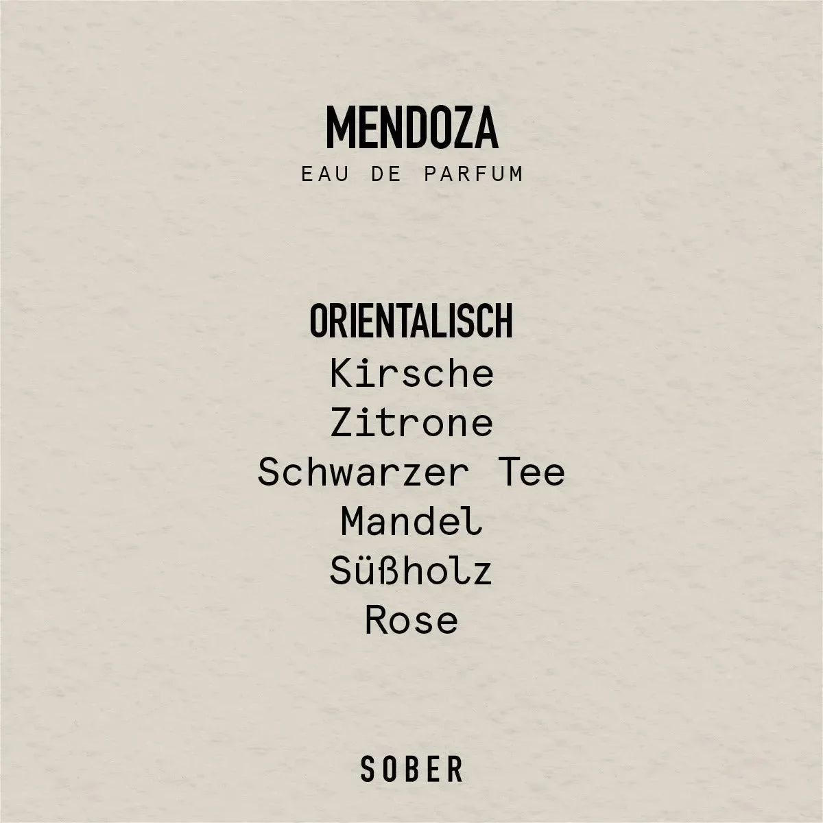 MENDOZA - Eau de Parfum