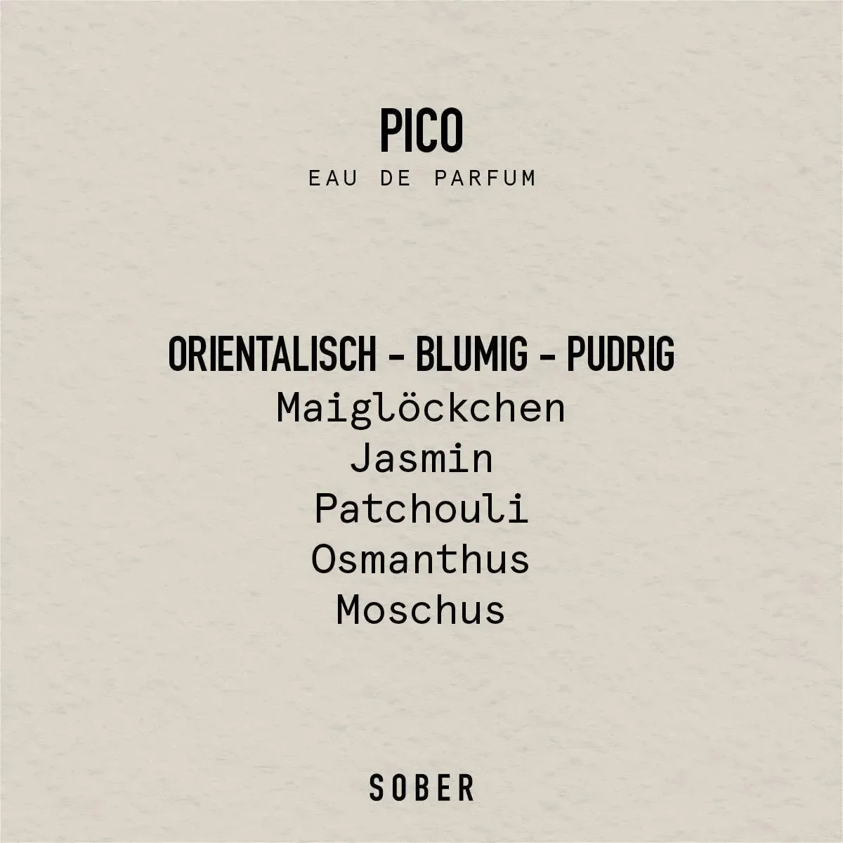 PICO - Eau de Parfum