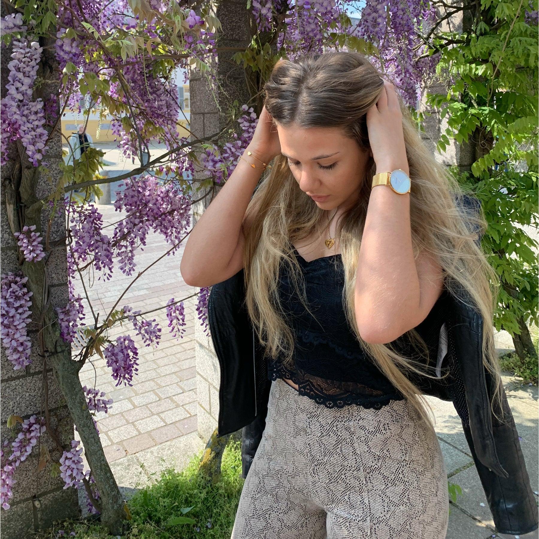 Armband "Endless Love", vergoldet