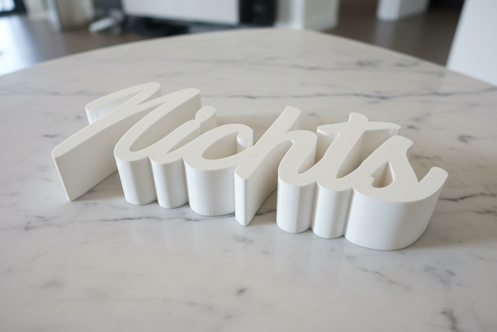 3D Druck Geschenk „Nichts“ | PLA | Humorvoll & originell, mit oder ohne Reagenzglas