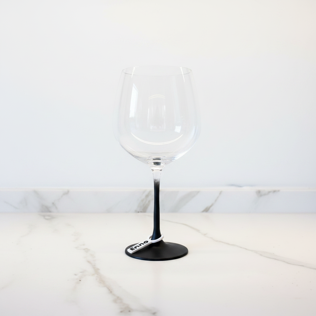 Weinglasanhänger, personalisierbar | Glasmarker für Weingläser, verschiedene Farben