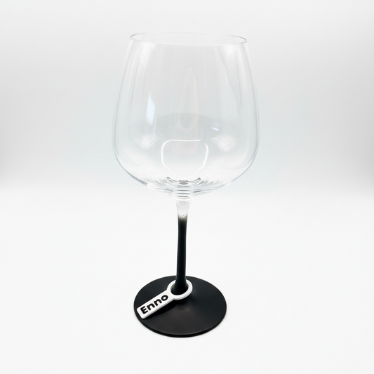 Weinglasanhänger, personalisierbar | Glasmarker für Weingläser, verschiedene Farben
