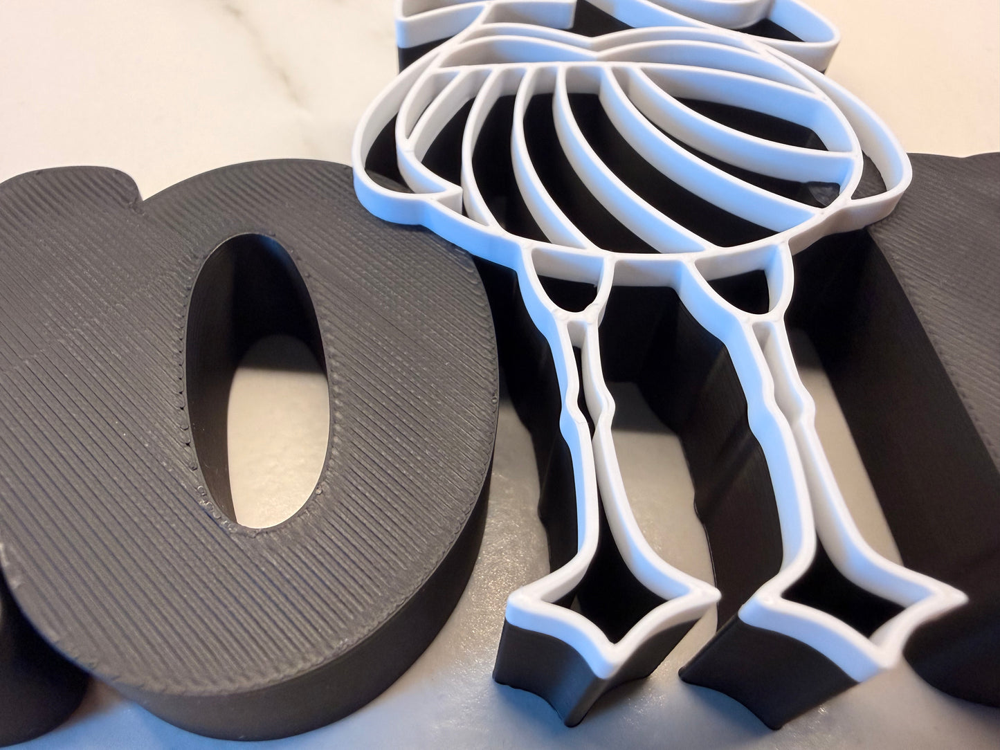 Dekoaufsteller "Moin" mit Möwe, 3D Druck