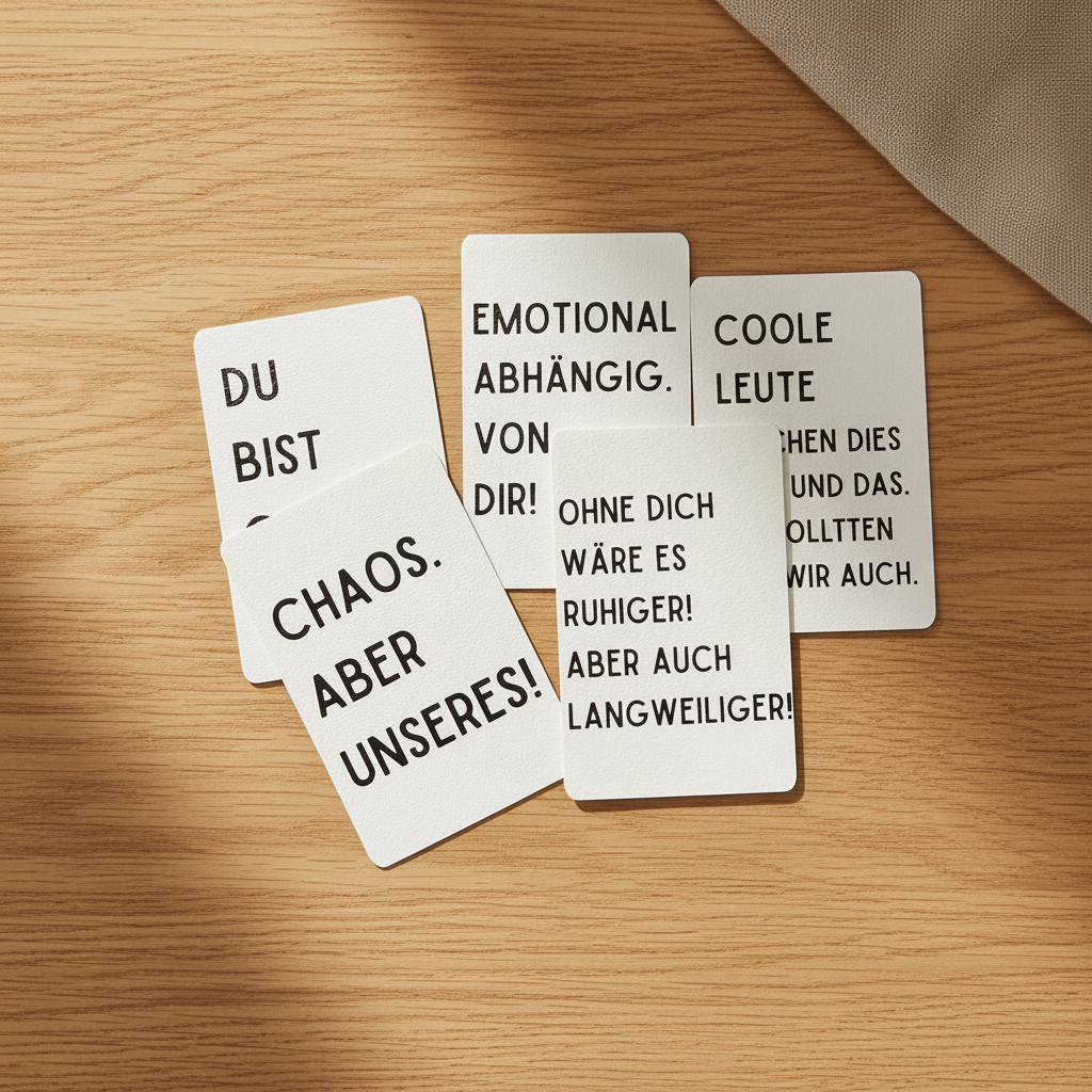 Geschenkkarte "Coole Leute machen Coole Babys", PLA, mit Wunschtext möglich